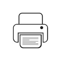 fax maskin logotyp mall vektor ikon design