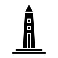 Obelisk-Symbolstil vektor
