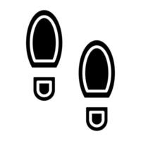 Fußabdruck-Icon-Stil vektor