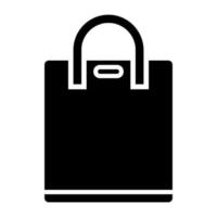Einkaufstaschen-Icon-Stil vektor