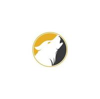 Wolf-Logo-Design. modernes professionelles Wolf-Logo-Design. Wolfskopf-Logo-Vektor vektor