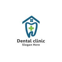 dental klinik logotyp design ikon mall vektor