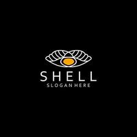 Shell-Logo-Design-Icon-Vorlage vektor
