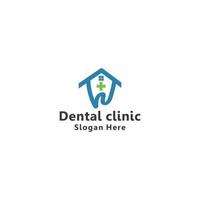 dental klinik logotyp design ikon mall vektor