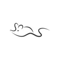 Ratte-Logo-Icon-Design-Illustration vektor