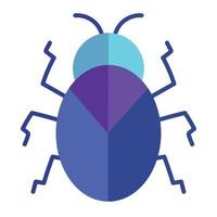 insekt djur- maskot tecknad serie platt ikon stil vektor