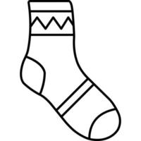 Socke, die leicht geändert oder bearbeitet werden kann vektor