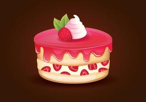 Erdbeer-Shortcake vektor