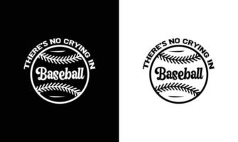 Baseball-Zitat-T-Shirt-Design, Typografie vektor