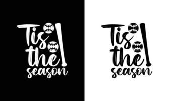 Baseball-Zitat-T-Shirt-Design, Typografie vektor