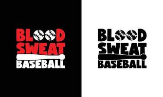 Baseball-Zitat-T-Shirt-Design, Typografie vektor