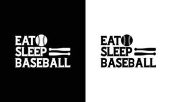 Baseball-Zitat-T-Shirt-Design, Typografie vektor