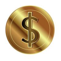 bitcoin guld mynt 2 vektor