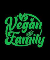 Essen Sie Veganer, retten Sie Leben, Logo, Vektor-T-Shirt-Design vektor