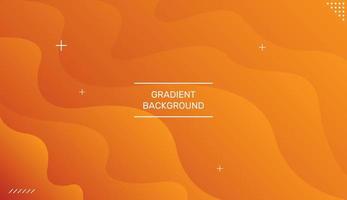 orange flüssiger hintergrund mit dynamischer farbe. kreative illustration für poster, broschüre, landung, seite, cover, anzeige, werbung. eps10-Vektor vektor
