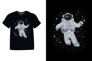 astronauter vektor konst och illustration för t-shirts, muggar, påsar, etc