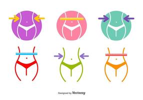 Slimming Vector Ikoner