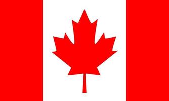 kanada flagga illustration texturerad bakgrund. vektor