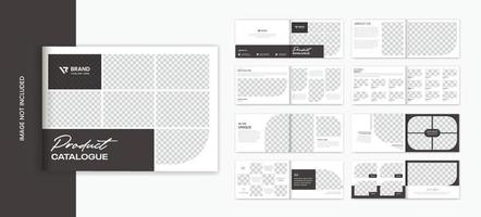 Minimales Landschaftsproduktkatalog-Broschürendesign, Produktkatalog für Cover vektor