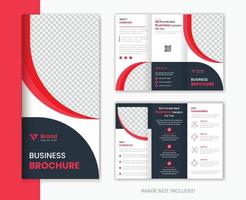 Corporate Trifold Broschüre Design Template Design, Business Trifold Vektor