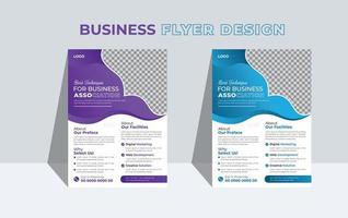 moderne Business-Flyer oder Broschüren-Cover-Design-Vorlage. vektor