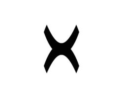 x logotyp design vektor mall