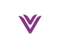 v logotyp design vektor mall