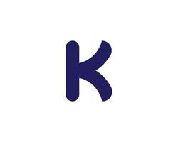 k-Logo-Design-Vektorvorlage vektor