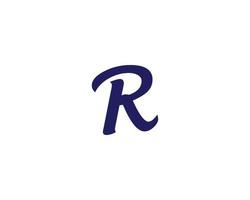 r-Logo-Design-Vektorvorlage vektor