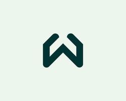 w-Logo-Design-Vektorvorlage vektor