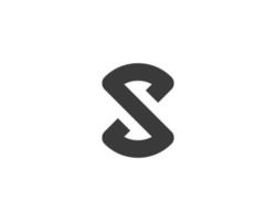 s logotyp design vektor mall