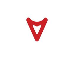 v logotyp design vektor mall