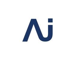 ai ia-Logo-Design-Vektorvorlage vektor