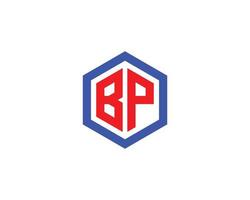 bp pb-Logo-Design-Vektorvorlage vektor