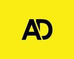 ad logotyp design vektor mall