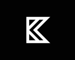 k-Logo-Design-Vektorvorlage vektor