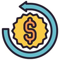 Geld-ClipArt-Symbol vektor