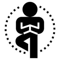 Yoga-ClipArt-Symbol vektor