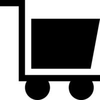 Einkaufswagen-Trolley-Kauf-Clip-Art-Symbol vektor
