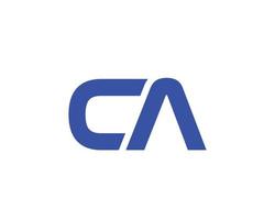 ca ac-Logo-Design-Vektorvorlage vektor