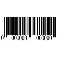 Barcode auf weißem Hintergrund vektor