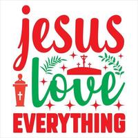 Jesus liebt alles vektor