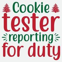 Cookie-Tester meldet sich zum Dienst vektor