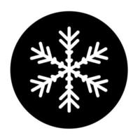 Vektor-Winter-Schneeflocke-Symbol. Illustration für das Web vektor