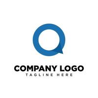 logotyp design brev q lämplig för företag, gemenskap, personlig logotyper, varumärke logotyper vektor