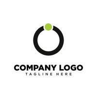 Logo-Design-Buchstabe o geeignet für Firmen-, Community-, persönliche Logos, Markenlogos vektor