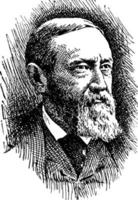 benjamin Harrison, årgång illustration vektor