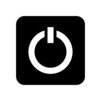 Power-Button-Icon-Vektor-Design-Vorlagen vektor