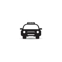 taxi ikon logotyp, vektor design