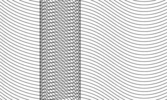 abstraktes modernes schwarzes Muster gewellter Hintergrundvektor vektor